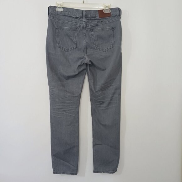 Madewell Womens Jeans Slim Boyjean Mid Rise Gray Denim Distressed Size 27 Flawed - Picture 5 of 10